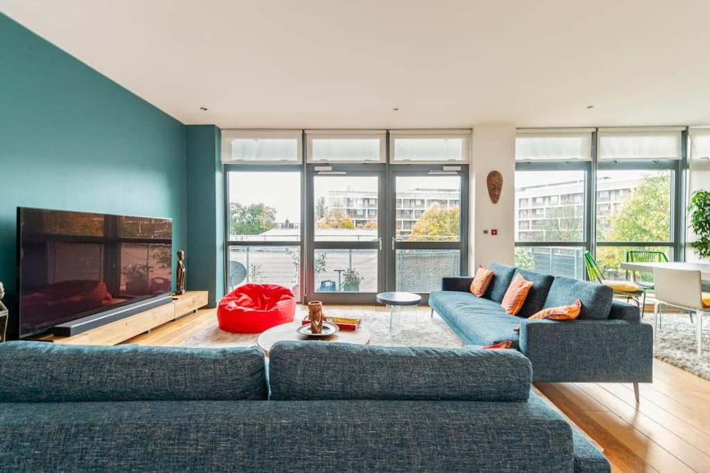 Apartmán Luxurious Flat Sunny, Quiet, Design, Lift, Balcony Londýn Exteriér fotografie